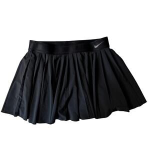 Nike Black Victory Court Tennis Skirt Size Medium Women's 13 inches